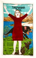 Tasmanian Devil and Me, 2010, 78 x 46 cm