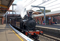 Steam trains at Sydenham NSW