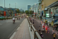 Walking to Vinh Khanh street