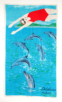 Diving with Dolphins, 2010, 79 x 45.5 cm