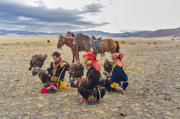 Mongolia - Eagle festival near Ulgii
