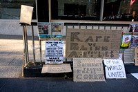 Occupy Sydney banners