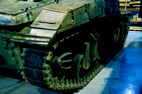 War vehicles at War Memorial Storage