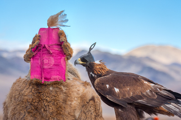 Mongolian hunter & his eagle